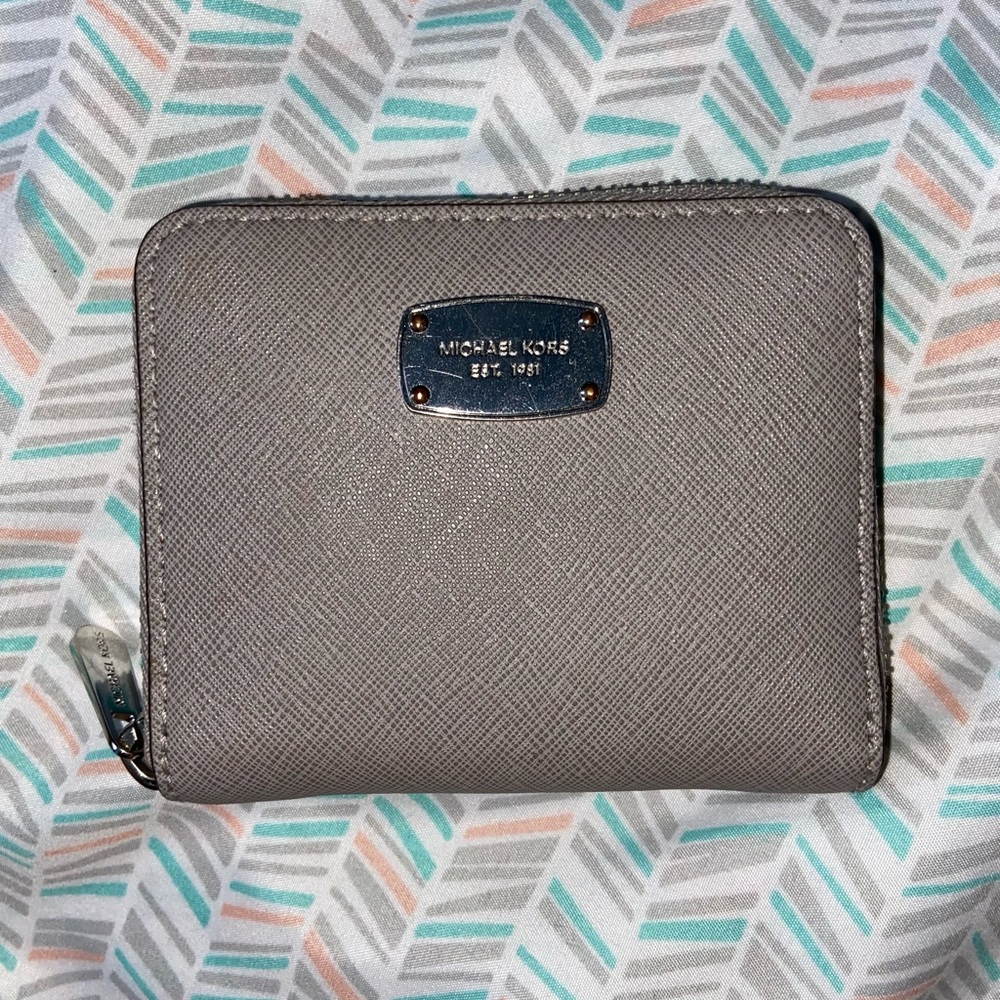 Gray Michael Kors wallet